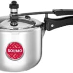 Amazon Brand - Solimo - Sleek Stainless Steel Induction Bottom Pressure Cooker - 3 Liter (Inner Lid)