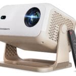 Crossbeats Lumex Cine Smart Home Projector 4k Ultra HD, Native 1080p, Mini Projector for Room,16000 Lumens Android OS