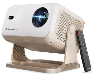 Crossbeats Lumex Cine Smart Home Projector 4k Ultra HD, Native 1080p, Mini Projector for Room,16000 Lumens Android OS