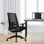 Featherlite Amaze Project Arm Chair (Mid Back - Black)