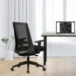 Featherlite Amaze Project Arm Chair (Mid Back - Black)