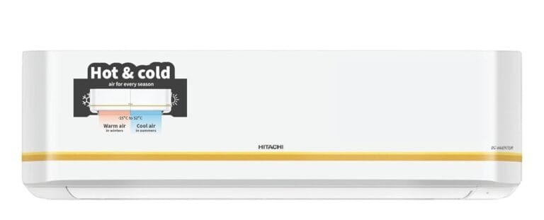 Hitachi 1.5 Ton 3 Star Hot & Cold Inverter Split AC with Expandable Technology