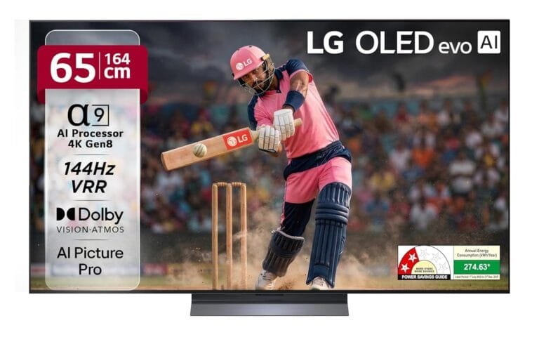 LG 164 cm (65 Inches) OLED evo C5 AI Series 4K Ultra HD