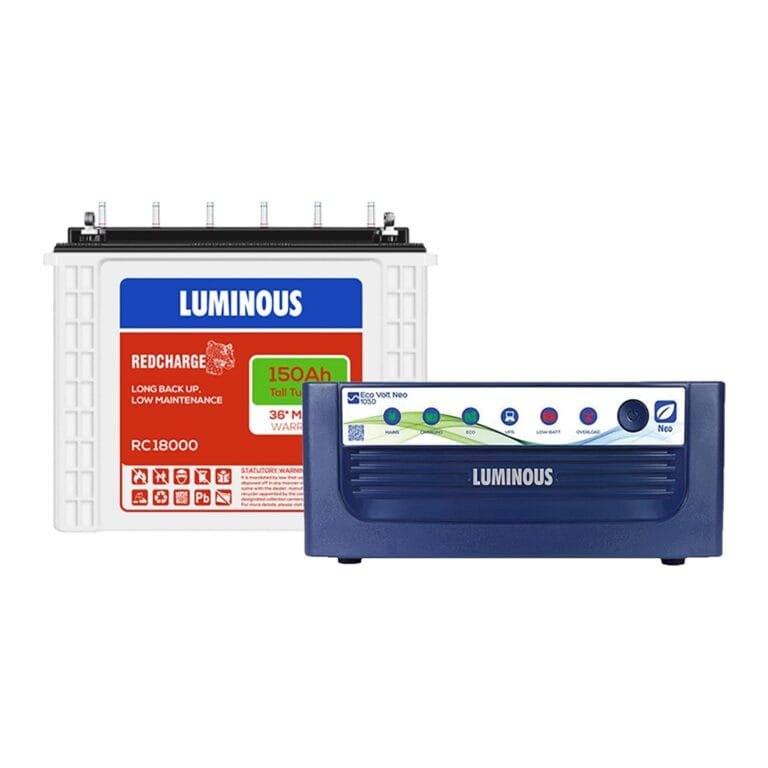 Luminous Inverter & Battery Combo for Home, Shop & Office – Eco Volt Neo 1050