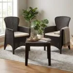 Nilkamal Breeze 2 Seater Balcony Sofa set with Square Center Table