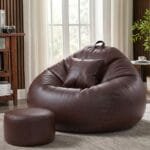 Sattva Classic XXXL Combo Bean Bag with Footstool & Cushion