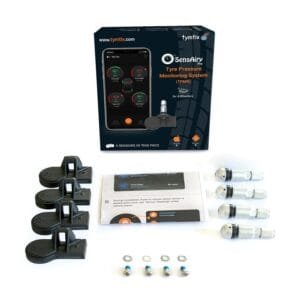 SensAiry Pro Bluetooth LE Tyre Pressure Monitoring System (TPMS) - 4 Sensors