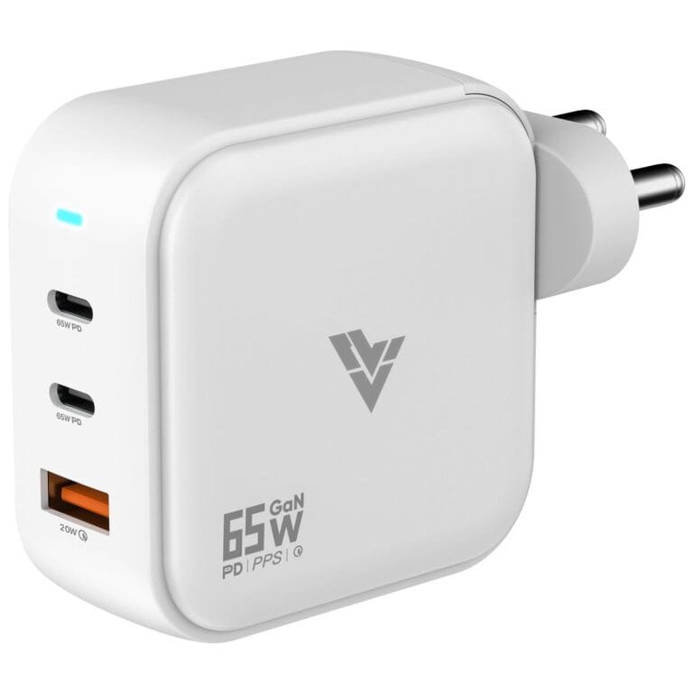 DR VAKU® 65W Charger Type C Fast Adapter with Multi Port Dual PD Charging GaN