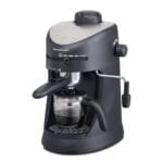 Morphy Richards New Europa 800-Watt Espresso and Cappuccino 4-Cup Coffee Maker (Black)